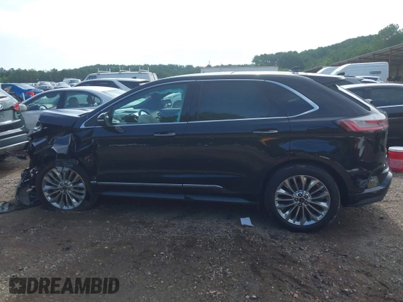 2020 Ford Edge Titanium with VIN 2FMPK3K98LBA66316, listed as a IAAI auction lot 42629838 with 75,086 mi miles and . Bid and sale history available at DreamBid. Image 14.