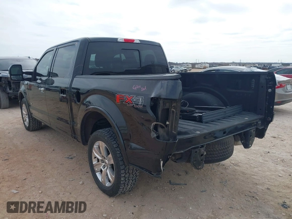 2015 Ford F-150 XLT with VIN 1FTEW1EG9FFA10161, listed as a IAAI auction lot 41620653 with 62,682 mi miles. Bid and sale history available at carsss.com. Image 3.