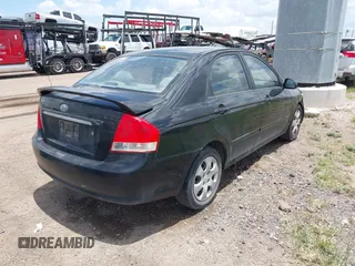2008 Kia Spectra EX with VIN KNAFE121185519836, listed as a IAAI auction lot 42588551 with 132,221 mi miles and . Bid and sale history available at DreamBid. Image 4.