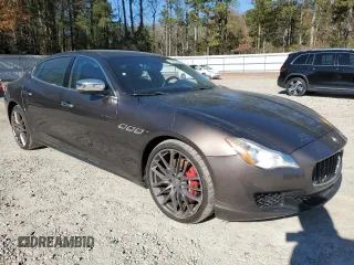 2016 Maserati Quattroporte S Q4 z VIN ZAM56RRA9G1185301, wystawiony jako Copart lot #83337804 z przebiegiem 102 195 mil mil oraz Szkoda całkowita • Salvage title. Historia ofert i sprzedaży dostępna na DreamBid. Obrazek 4.