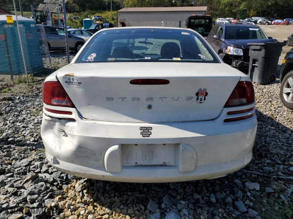 2001 Dodge Stratus with VIN 1B3EJ46X41N636022, listed as a Copart auction lot 73192034 with 95,096 mi miles and Salvage Title. Bid and sale history available at carsss.com. Image 6.
