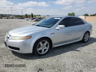 2005 Acura TL with VIN 19UUA66295A046326, listed as a Copart auction lot 54550935 with 166,408 mi miles and Salvage Title. Bid and sale history available at carsss.com. Image 1.