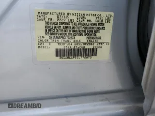 2012 Nissan Sentra S with VIN 3N1AB6AP5CL772873, listed as a Copart auction lot 58521585 with Not provided miles and Salvage title. Bid and sale history available at DreamBid. Image 12.