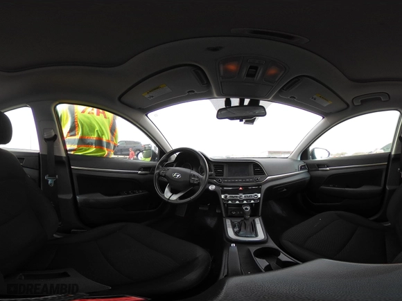 2019 Hyundai Elantra SEL with VIN 5NPD84LF1KH481447, listed as a IAAI auction lot 41731622 with 105,356 mi miles. Bid and sale history available at carsss.com. Image 18.