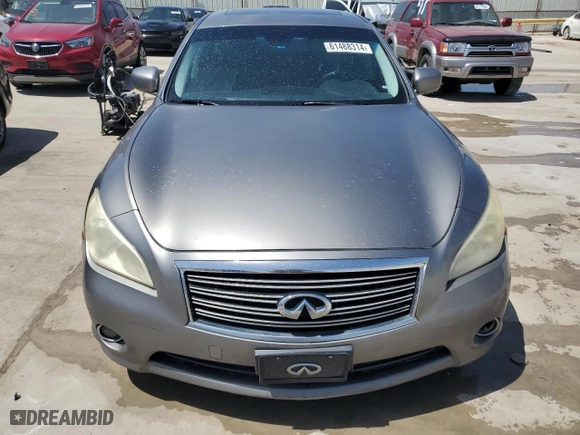 2012 Infiniti M37 with VIN JN1BY1AP4CM332476, listed as a Copart auction lot 61488314 with 249,252 mi miles and Clean Title. Bid and sale history available at carsss.com. Image 5.