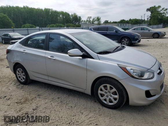 2014 Hyundai Accent GLS with VIN KMHCT4AEXEU637513, listed as a Copart auction lot 53879915 with 178,942 mi miles and Salvage Title. Bid and sale history available at carsss.com. Image 4.