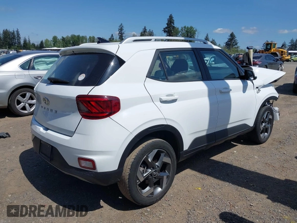 2021 Hyundai Venue SEL with VIN KMHRC8A35MU086471, listed as a IAAI auction lot 42164317 with 54,891 mi miles and . Bid and sale history available at DreamBid. Image 4.
