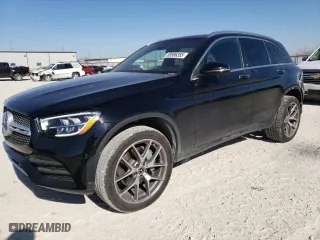 2021 Mercedes-Benz GLC with VIN W1N0G8DB0MV310527, listed as a Copart auction lot 88986355 with 37,236 mi miles and Salvage Title. Bid and sale history available at carsss.com. Image 1.