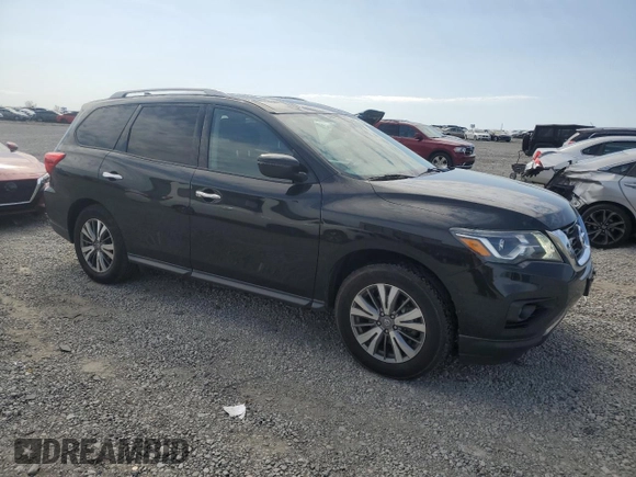2019 Nissan Pathfinder SV with VIN 5N1DR2MN2KC632021, listed as a Copart auction lot 52461155 with 111,514 mi miles and Salvage title. Bid and sale history available at DreamBid. Image 4.