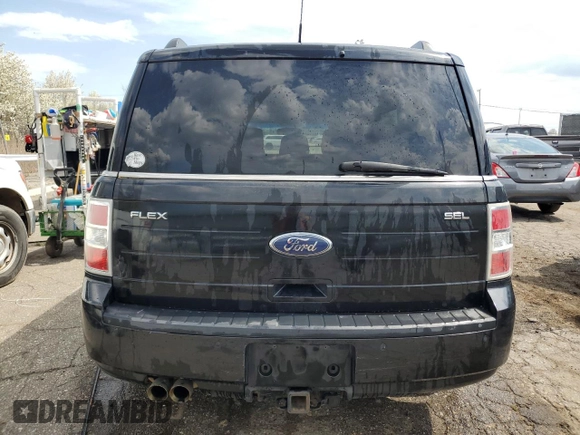 2011 Ford Flex SEL with VIN 2FMGK5CC6BBD08234, listed as a Copart auction lot 54064785 with 204,831 mi miles and Clean Title. Bid and sale history available at carsss.com. Image 6.