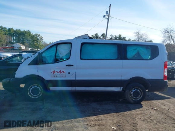 2019 Ford Transit Passenger XL with VIN 1FMZK1ZM4KKB17368, listed as a IAAI auction lot 41982976 with 50,971 mi miles and . Bid and sale history available at DreamBid. Image 15.