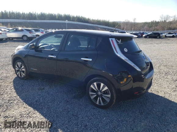 2015 Nissan LEAF SV with VIN 1N4AZ0CP5FC321046, listed as a Copart auction lot 72875012 with 56,265 mi miles. Bid and sale history available at carsss.com. Image 2.