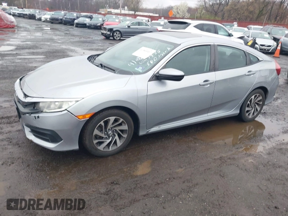 2016 Honda Civic EX with VIN 19XFC2F75GE217935, listed as a IAAI auction lot 41963307 with 87,477 mi miles and . Bid and sale history available at DreamBid. Image 2.