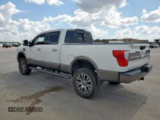 2016 Nissan Titan Platinum Reserve with VIN 1N6BA1F48GN515859, listed as a Copart auction lot 61955385 with 80,858 mi miles and Clean title. Bid and sale history available at DreamBid. Image 2.