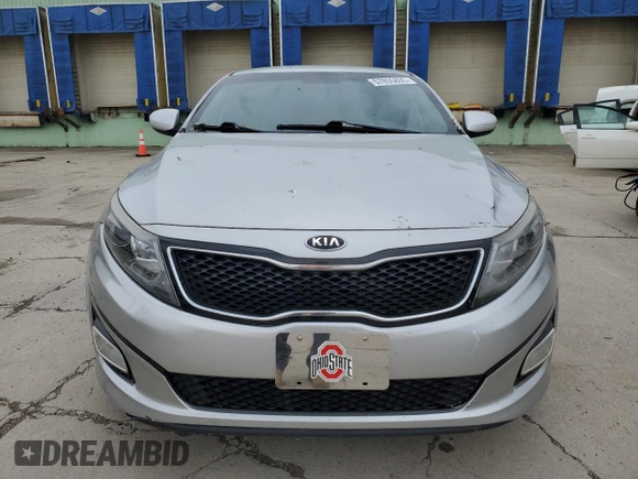2014 Kia Optima LX z VIN 5XXGM4A72EG316575, wystawiony jako Copart lot #57855895 z przebiegiem 161 221 mil mil oraz Czysty tytuł • Clean title. Historia ofert i sprzedaży dostępna na DreamBid. Obrazek 5.