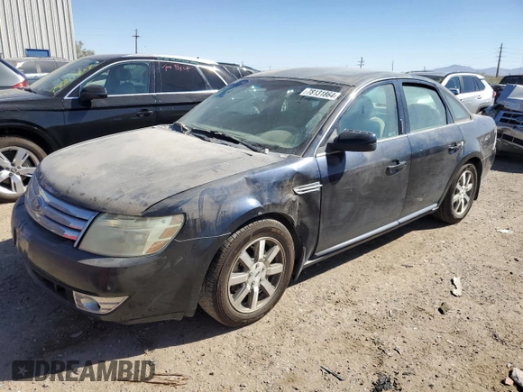2008 Ford Taurus SEL with VIN 1FAHP24W08G166603, listed as a Copart auction lot 78131864 with 173,305 mi miles and Salvage Title. Bid and sale history available at carsss.com. Image 1.