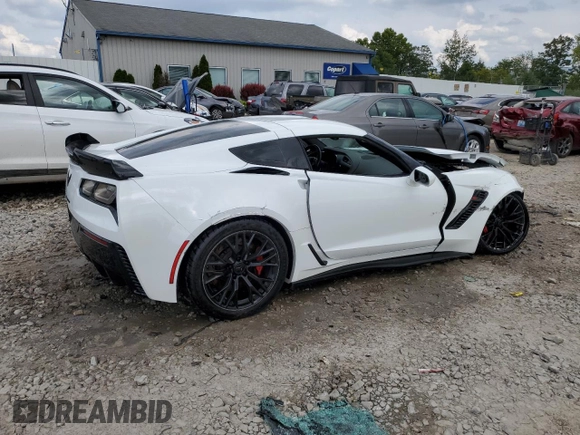 2015 Chevrolet Corvette Z06 2LZ with VIN 1G1YR2D67F5606760, listed as a Copart auction lot 65966274 with 37,287 mi miles and Non Repairable. Bid and sale history available at carsss.com. Image 3.