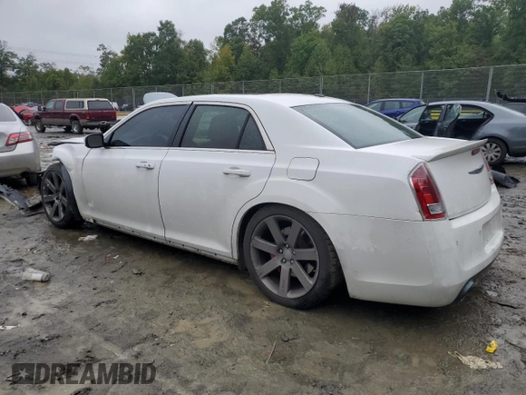 2012 Chrysler 300 SRT8 with VIN 2C3CCAFJ2CH801320, listed as a Copart auction lot 85705344 with 167,665 mi miles and Non Repairable. Bid and sale history available at carsss.com. Image 2.