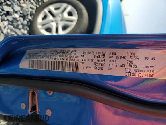 2020 Jeep Compass Sport с VIN 3C4NJCAB8LT102576, выставлен на аукционе Copart как лот 61001295 с пробегом 75 187 миль миль и Списание • Salvage title. История ставок и продаж доступна на DreamBid. Изображение 13.