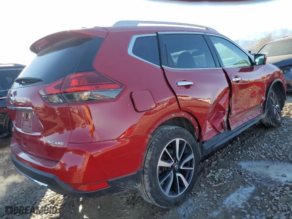 2017 Nissan Rogue S with VIN 5N1AT2MV8HC846198, listed as a Copart auction lot 84437554 with 45,765 mi miles and Salvage Title. Bid and sale history available at carsss.com. Image 3.