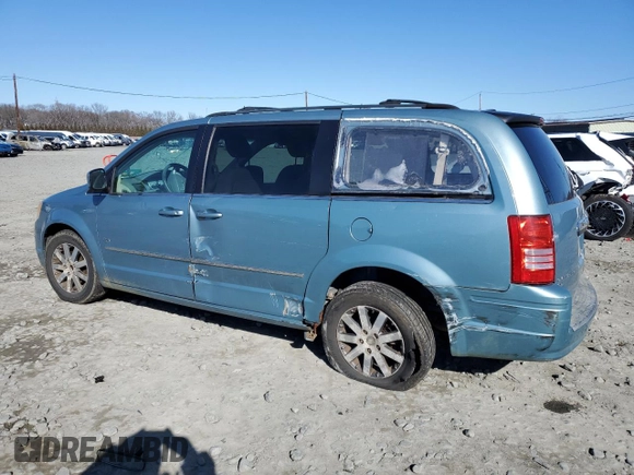 2009 Chrysler Town & Country Touring with VIN 2A8HR54X99R640099, listed as a Copart auction lot 46584725 with 216,881 mi miles and Salvage Title. Bid and sale history available at DreamBid. Image 2.