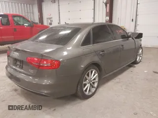2014 Audi A4 Premium Plus with VIN WAUFFAFL1EN004940, listed as a IAAI auction lot 41706912 with 72,527 mi miles. Bid and sale history available at carsss.com. Image 4.