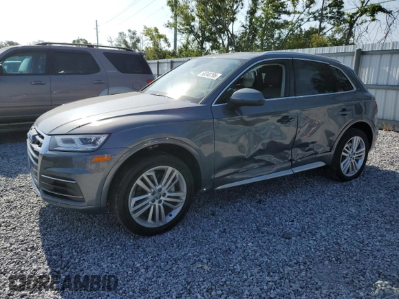 2018 Audi Q5 Premium Plus z VIN WA1BNAFY0J2017376, wystawiony jako Copart lot #58340795 z przebiegiem 75 345 mil mil oraz Szkoda całkowita • Salvage title. Historia ofert i sprzedaży dostępna na DreamBid. Obrazek 1.