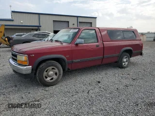 1996 Dodge Dakota z VIN 1B7FL26X0TS581123, wystawiony jako Copart lot #55069395 z przebiegiem 133 707 mil mil oraz Szkoda całkowita • Salvage title. Historia ofert i sprzedaży dostępna na DreamBid. Obrazek 1.