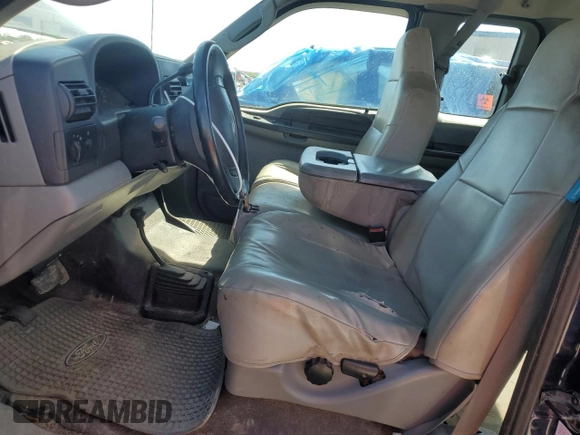 2005 Ford F-250 XL с VIN 1FTSX21585ED28951, выставлен на аукционе Copart как лот 55117845 с пробегом Не указан миль и Чистый • Clean title. История ставок и продаж доступна на DreamBid. Изображение 7.
