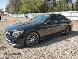 2017 Mercedes-Benz C 63 AMG with VIN 55SWF8GB6HU201220, listed as a Copart auction lot 51231385 with 138,939 mi miles and Salvage title. Bid and sale history available at DreamBid. Image 1.