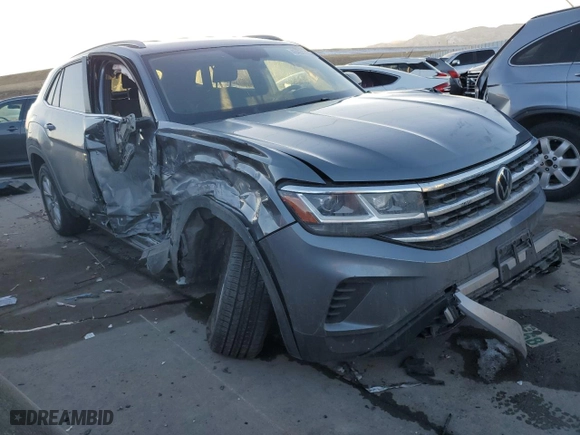 2021 Volkswagen Atlas Cross Sport 2.0T S with VIN 1V2GC2CA5MC201837, listed as a Copart auction lot 43451795 with 48,188 mi miles and Salvage Title. Bid and sale history available at carsss.com. Image 4.