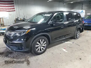 2019 Honda Pilot EX-L with VIN 5FNYF6H59KB075501, listed as a Copart auction lot 56922115 with 129,720 mi miles and Salvage title. Bid and sale history available at DreamBid. Image 1.