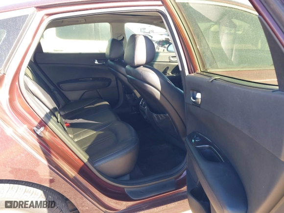 2017 Kia Optima EX with VIN 5XXGU4L31HG172001, listed as a IAAI auction lot 41763595 with 212,254 mi miles. Bid and sale history available at carsss.com. Image 8.