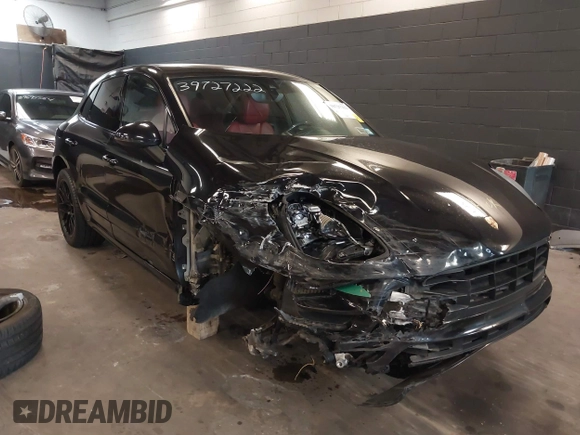 2017 Porsche Macan GTS with VIN WP1AG2A55HLB55979, listed as a IAAI auction lot 39727222 with 112,456 mi miles and . Bid and sale history available at carsss.com. Image 1.