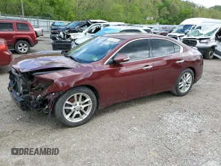 2011 Nissan Maxima SV with VIN 1N4AA5AP9BC843762, listed as a Copart auction lot 55079145 with 162,957 mi miles and Salvage title. Bid and sale history available at DreamBid. Image 1.