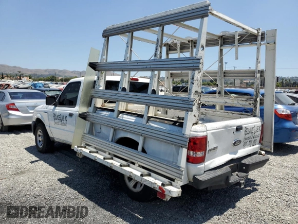 2011 Ford Ranger XL with VIN 1FTKR1EEXBPA10991, listed as a Copart auction lot 58537064 with 102,897 mi miles and Salvage Title. Bid and sale history available at carsss.com. Image 2.