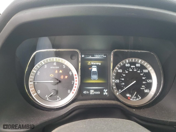 2017 Nissan Titan SV with VIN 1N6AA1EJ2HN538803, listed as a Copart auction lot 48893625 with 166,415 mi miles and Salvage Title. Bid and sale history available at carsss.com. Image 9.