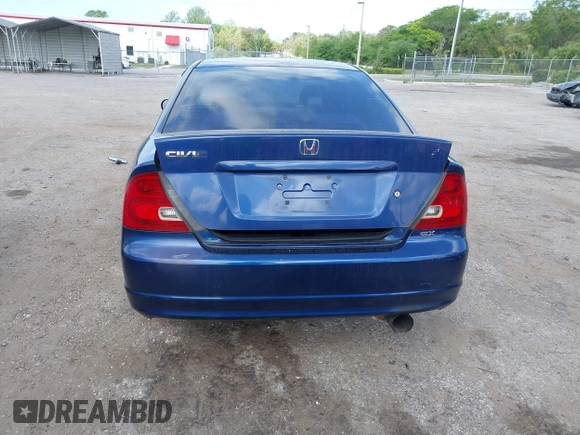 2002 Honda Civic EX with VIN 1HGEM22992L106757, listed as a IAAI auction lot 41947256 with 193,313 mi miles. Bid and sale history available at carsss.com. Image 16.