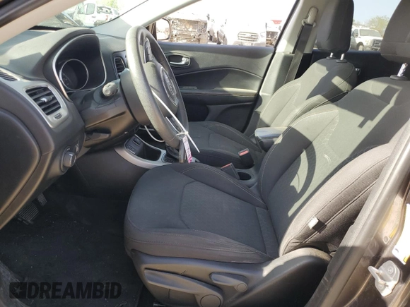 2018 Jeep Compass Sport with VIN 3C4NJCAB3JT368987, listed as a Copart auction lot 50215885 with 77,693 mi miles and Salvage Title. Bid and sale history available at carsss.com. Image 7.