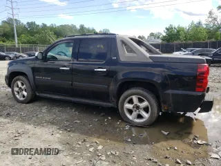 2008 Chevrolet Avalanche LTZ with VIN 3GNFK12368G177717, listed as a Copart auction lot 55958455 with 158,033 mi miles and Salvage Title. Bid and sale history available at DreamBid. Image 2.