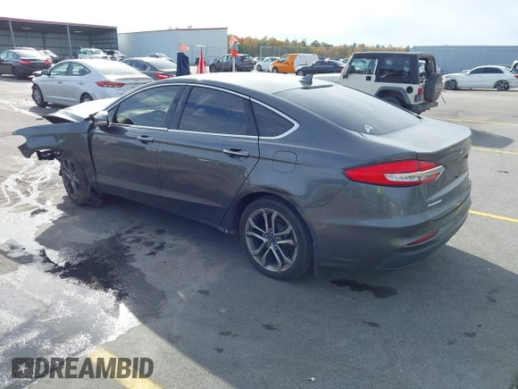 2019 Ford Fusion SEL with VIN 3FA6P0CD9KR252892, listed as a IAAI auction lot 41087776 with 109,498 mi miles and . Bid and sale history available at DreamBid. Image 3.