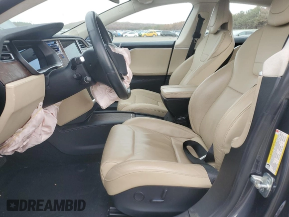 2017 Tesla Model S 60 with VIN 5YJSA1E14HF195384, listed as a Copart auction lot 78435364 with 49,736 mi miles and Salvage title. Bid and sale history available at DreamBid. Image 7.