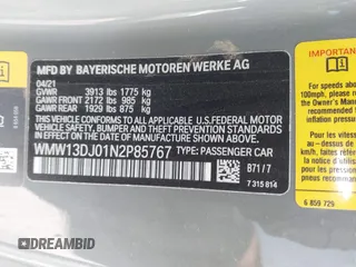 2022 MINI Hardtop Cooper SE z VIN WMW13DJ01N2P85767, wystawiony jako IAAI lot #41921346 z przebiegiem 17 446 mil mil oraz . Historia ofert i sprzedaży dostępna na DreamBid. Obrazek 9.