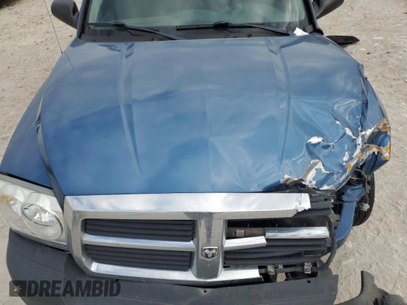 2005 Dodge Dakota ST with VIN 1D7HE28K65S250141, listed as a Copart auction lot 86490584 with 217,766 mi miles and Salvage Title. Bid and sale history available at DreamBid. Image 13.