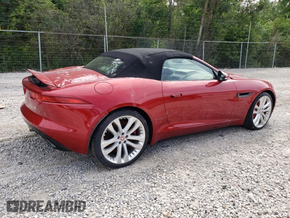 2014 Jaguar F-Type S with VIN SAJWA6FC6E8K09233, listed as a Copart auction lot 61130714 with Not Provided miles and Clean Title. Bid and sale history available at DreamBid. Image 3.