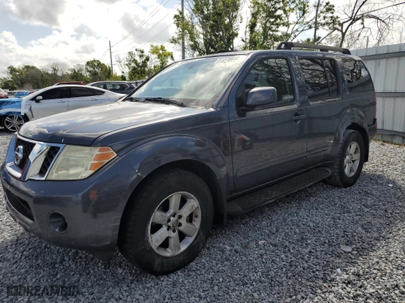 2011 Nissan Pathfinder SV with VIN 5N1AR1NN8BC607927, listed as a Copart auction lot 51378035 with 109,387 mi miles and Salvage Title. Bid and sale history available at carsss.com. Image 1.