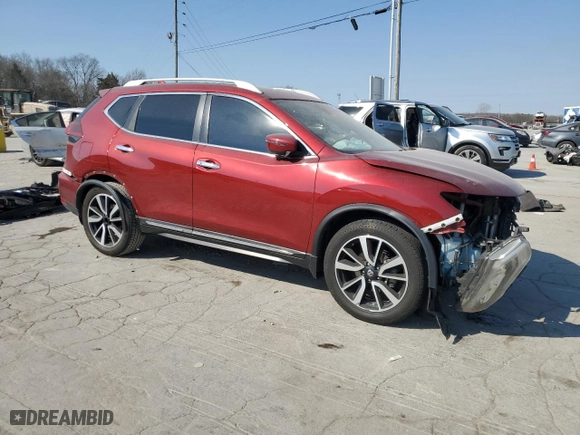 2019 Nissan Rogue SL with VIN 5N1AT2MT1KC821634, listed as a Copart auction lot 48713605 with 85,487 mi miles and Salvage Title. Bid and sale history available at carsss.com. Image 4.