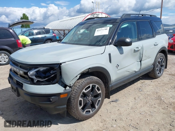 2021 Ford Bronco Sport Outer Banks with VIN 3FMCR9C66MRA28992, listed as a IAAI auction lot 42277740 with 57,704 mi miles and . Bid and sale history available at DreamBid. Image 17.