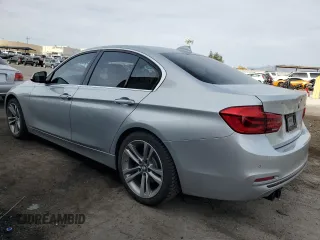2017 BMW 3 Series 330i with VIN WBA8B9C56HK884452, listed as a Copart auction lot 52417725 with 33,007 mi miles and Salvage Title. Bid and sale history available at carsss.com. Image 2.