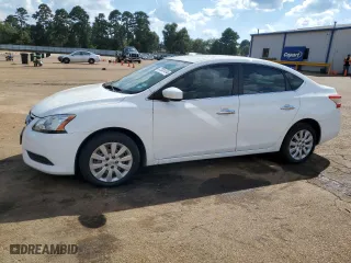 2015 Nissan Sentra SV with VIN 3N1AB7AP8FY335446, listed as a Copart auction lot 72381474 with 64,013 mi miles and Salvage Title. Bid and sale history available at carsss.com. Image 1.
